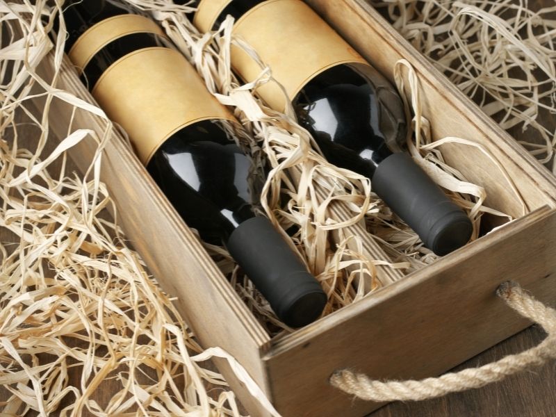 offrir une bouteille de vin